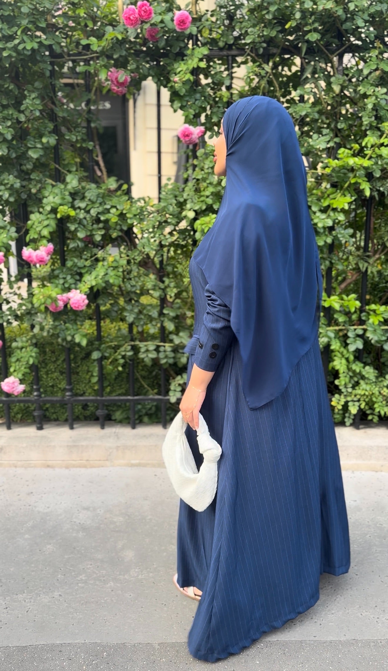 Abaya Blazer Navy Blue