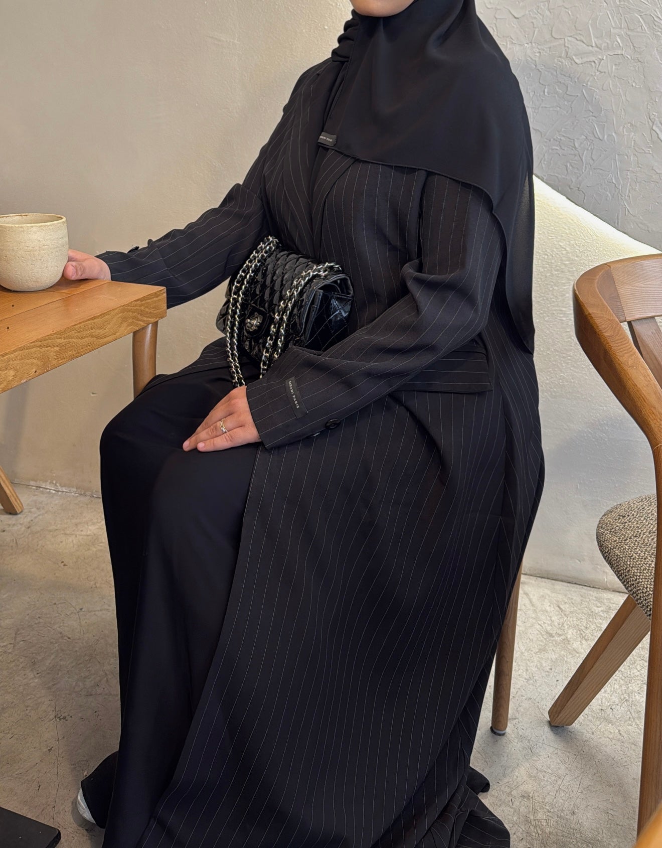 Abaya Blazer Black