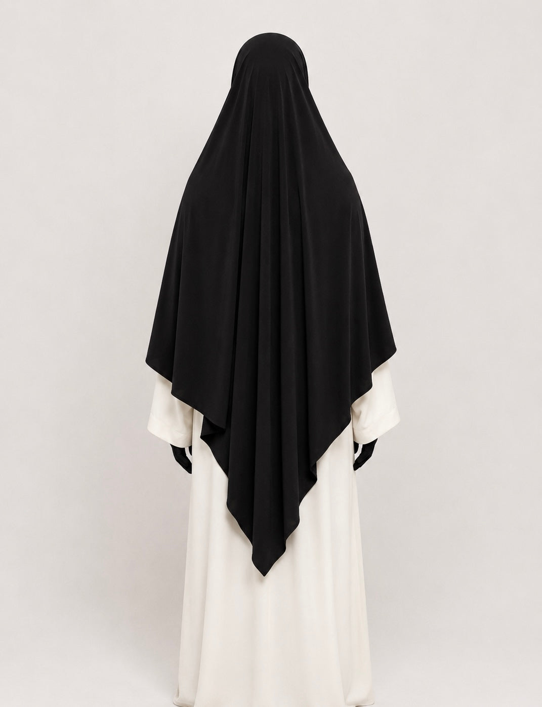 Khimar premium jersey - Black