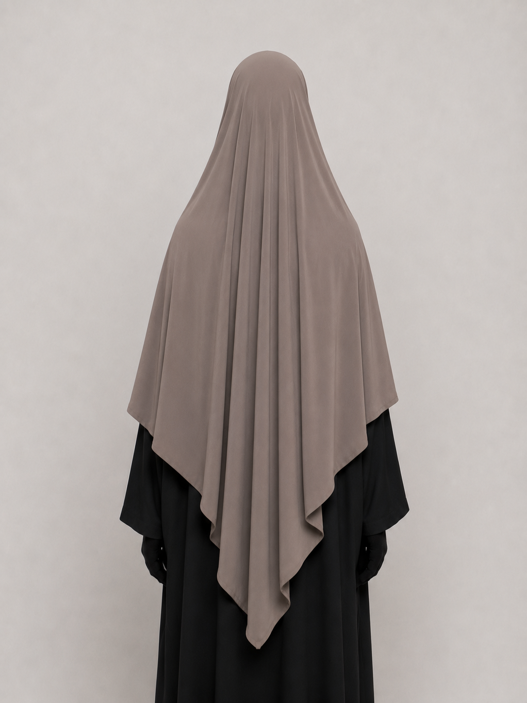 Khimar premium jersey - Etoupe
