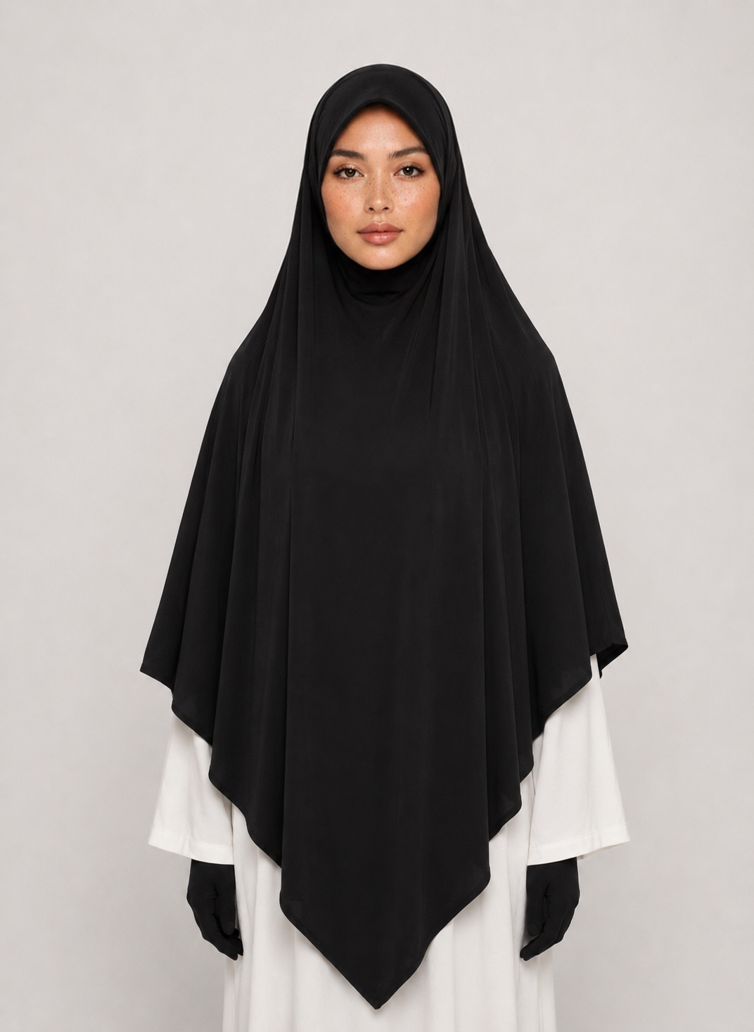 Khimar premium jersey - Black