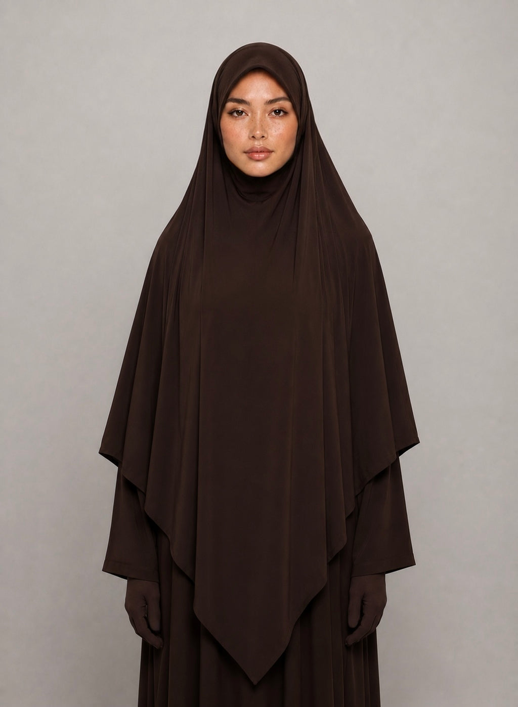 Khimar premium jersey - Chocolate
