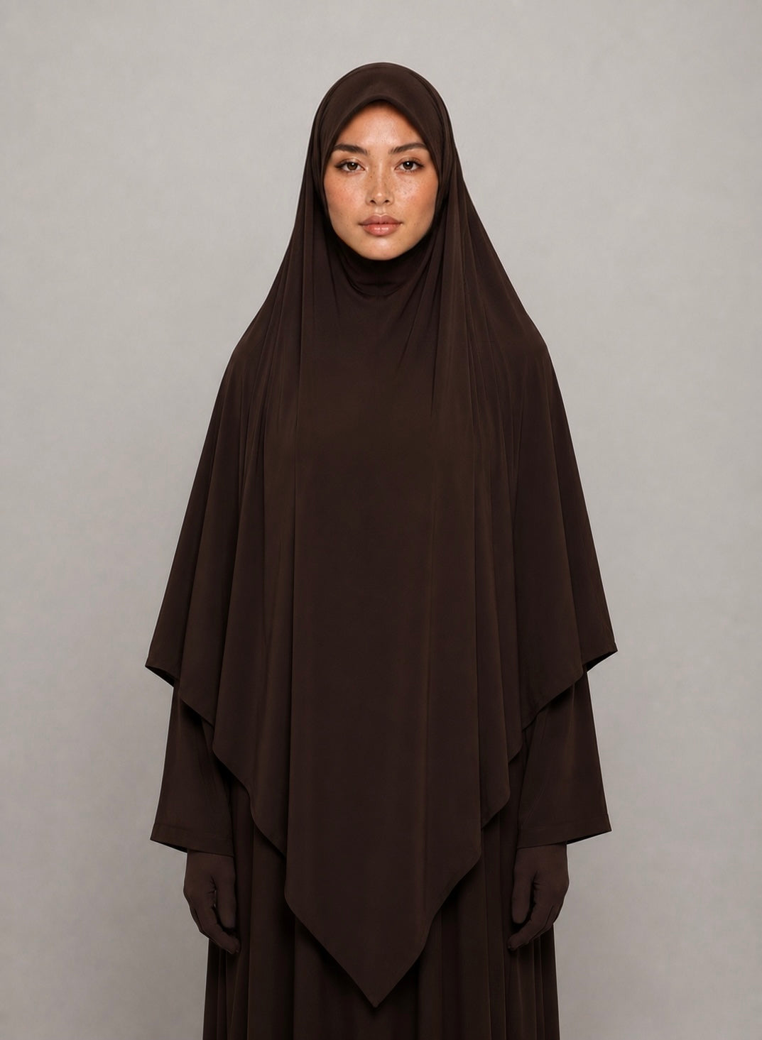 Khimar premium jersey - Chocolate