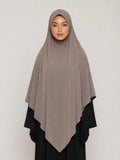 Khimar premium jersey - Etoupe