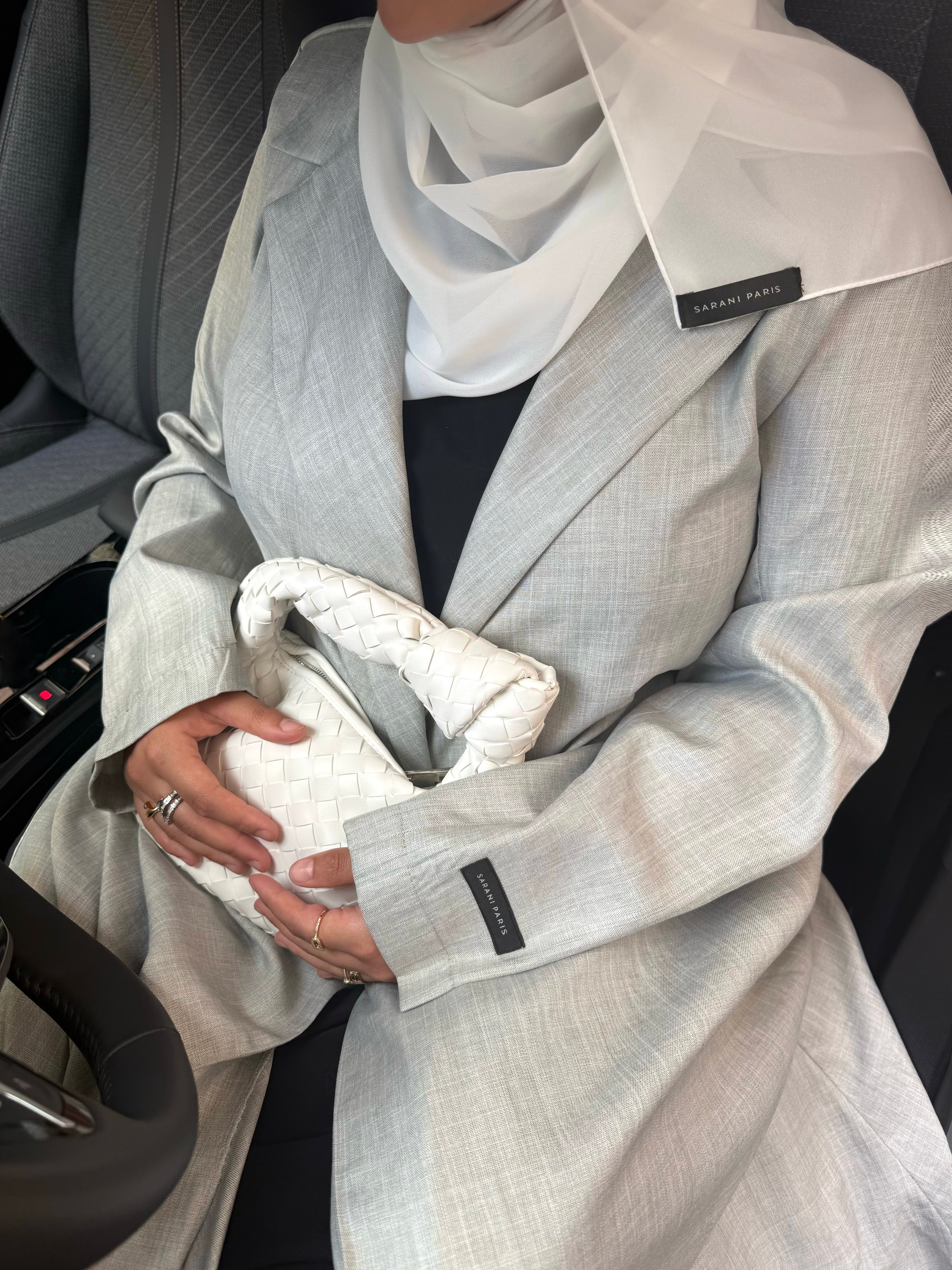 Abaya Blazer Light Gray