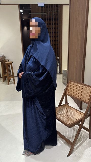 Abaya Layali Bleu Royal
