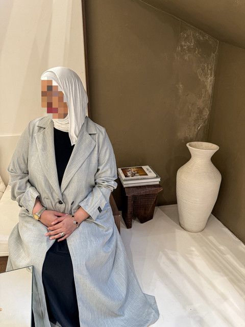 Abaya Blazer Gris Chiné