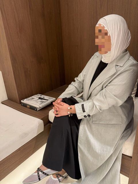 Abaya Blazer Gris Chiné